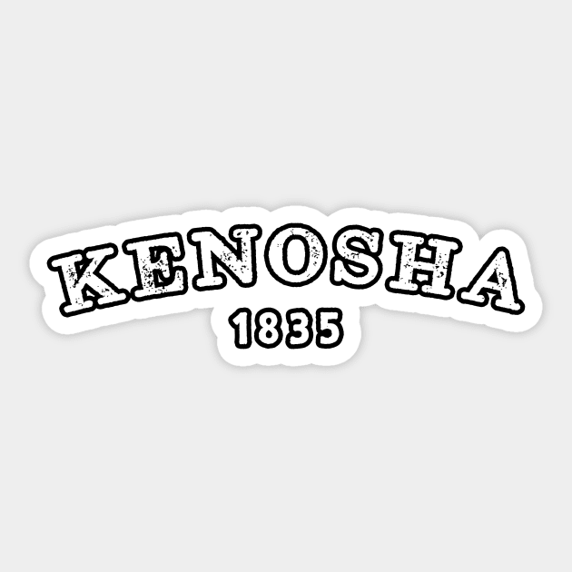 Kenosha 1835 Sticker by Vandalay Industries
